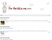 Tablet Screenshot of forthekidinme.com